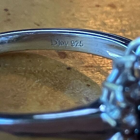 Natural Moroccan Amethyst Sterling Silver Ring Size 9 - Picture 6 of 9